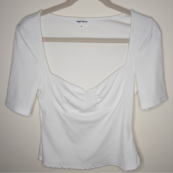 Superdown Revolve Sandy Ribbed Top - Picture 2 of 8